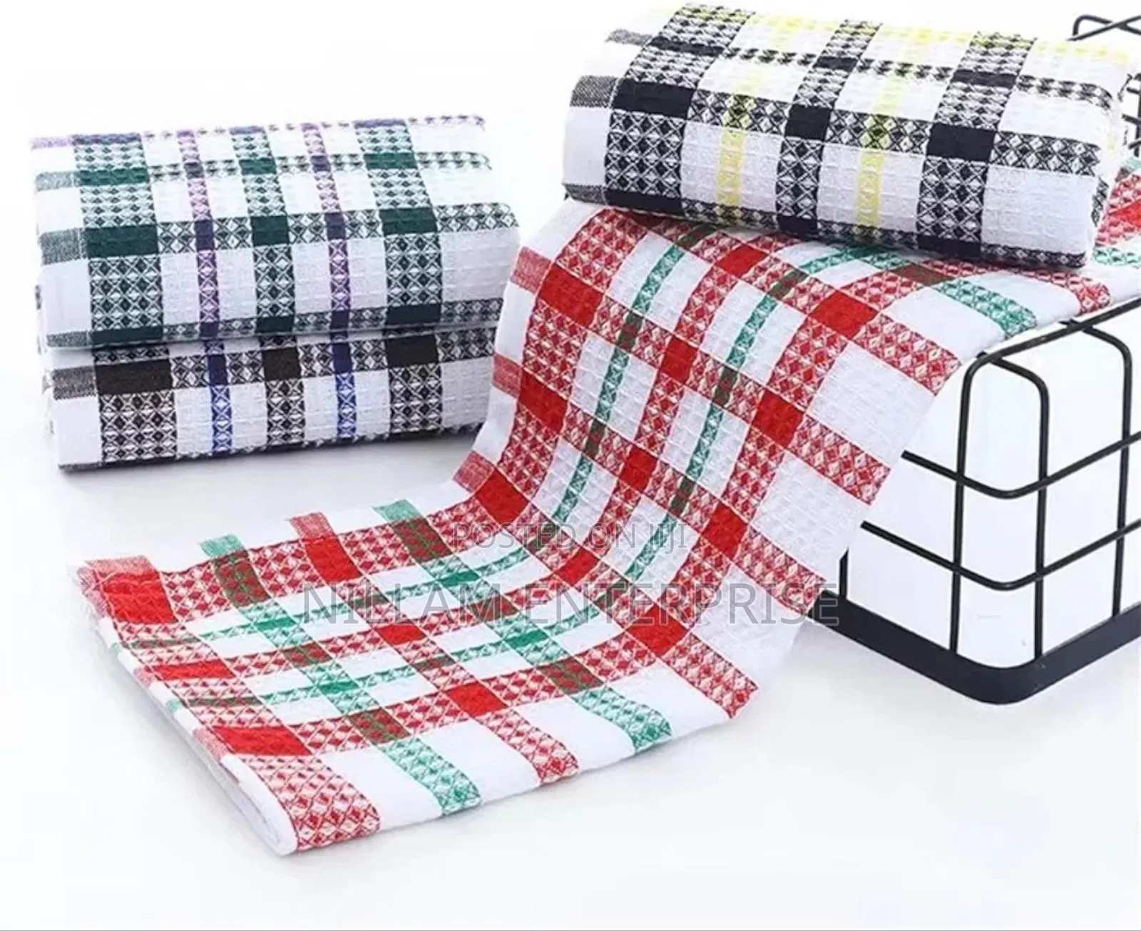 *100% Cotton Bright Large Tea Towels