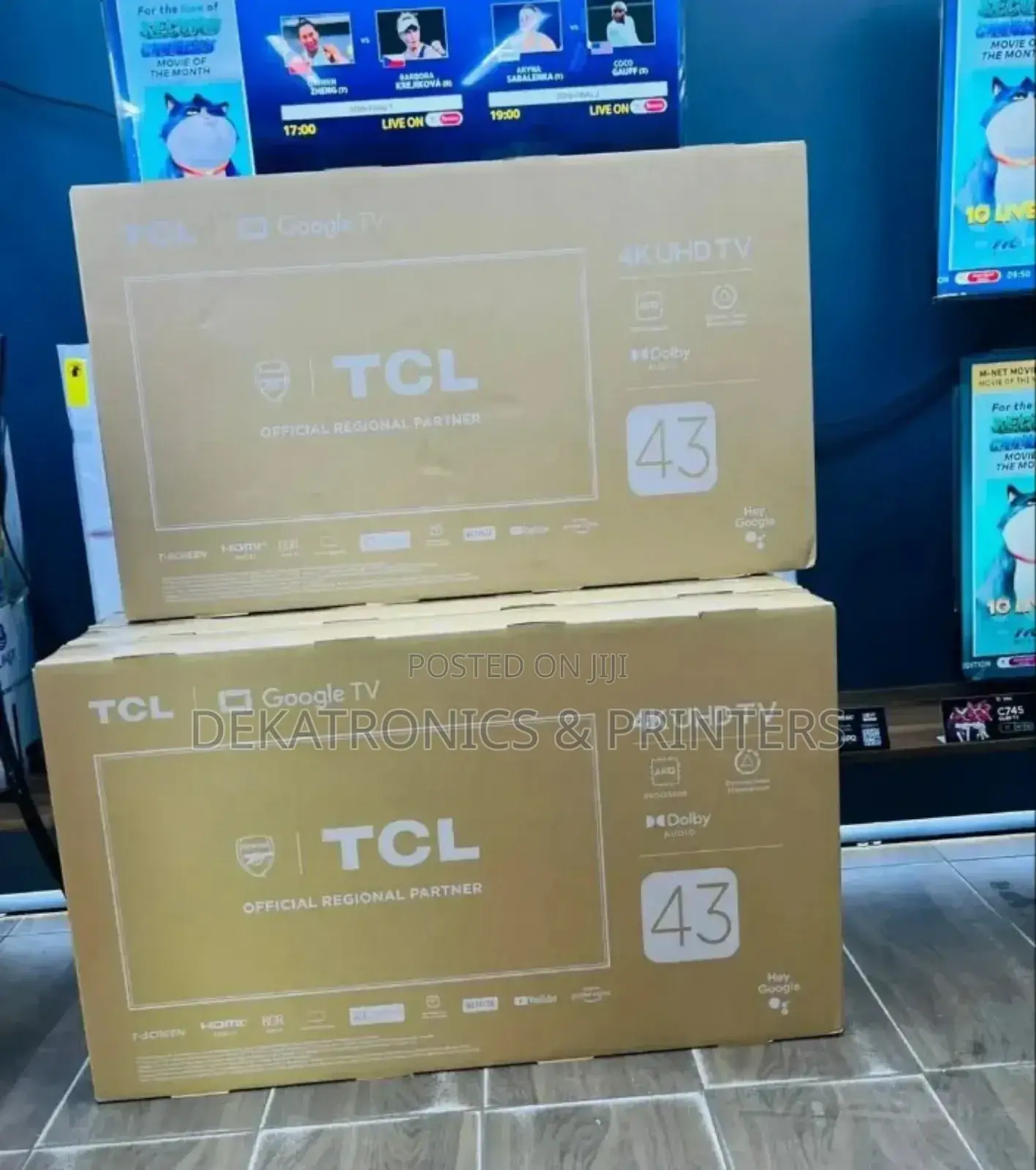 TCL 43 Inch HDR Frameless Smart Tv