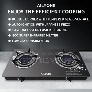 AILYONS GS005A Gas Stove Double Burner