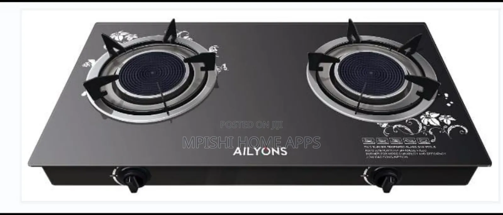 AILYONS GS005A Gas Stove Double Burner