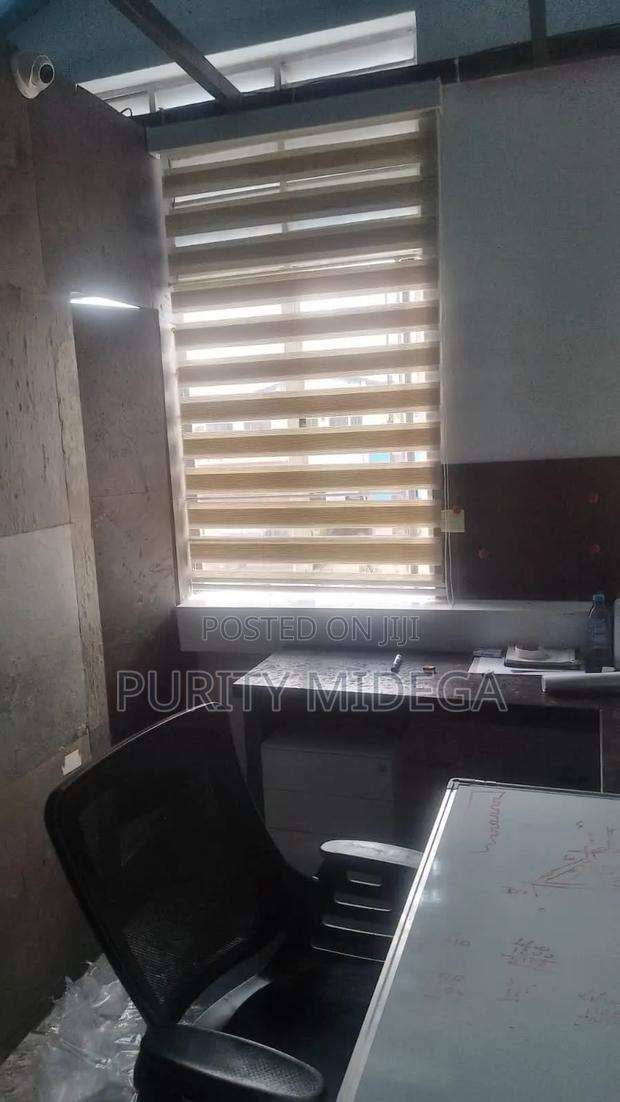 White Horizontal Sheer Roller Blinds - thumbnail 2