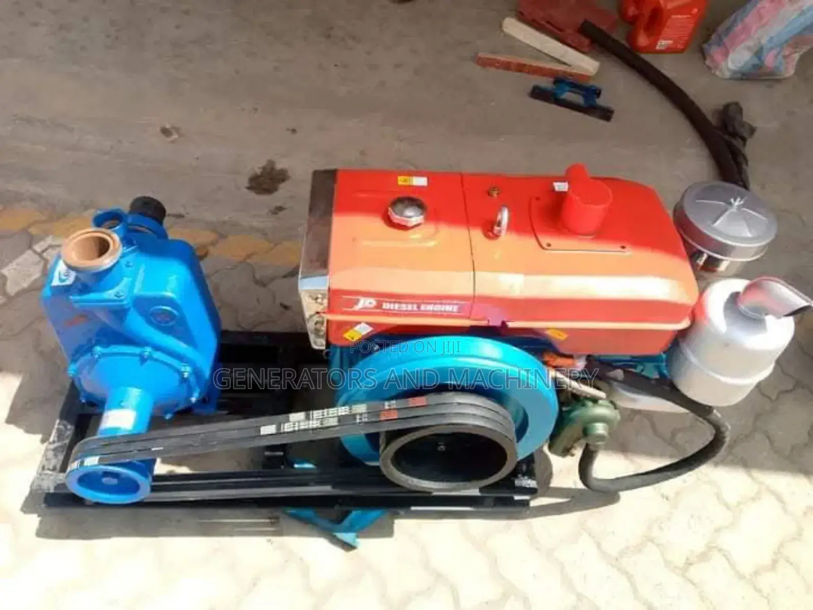 JD Engine And Water Pump Complete