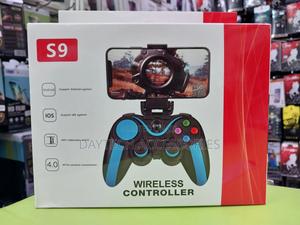 S9 Wireless Mobile Phone Bluetooth Controller Blue/Black - thumbnail 2