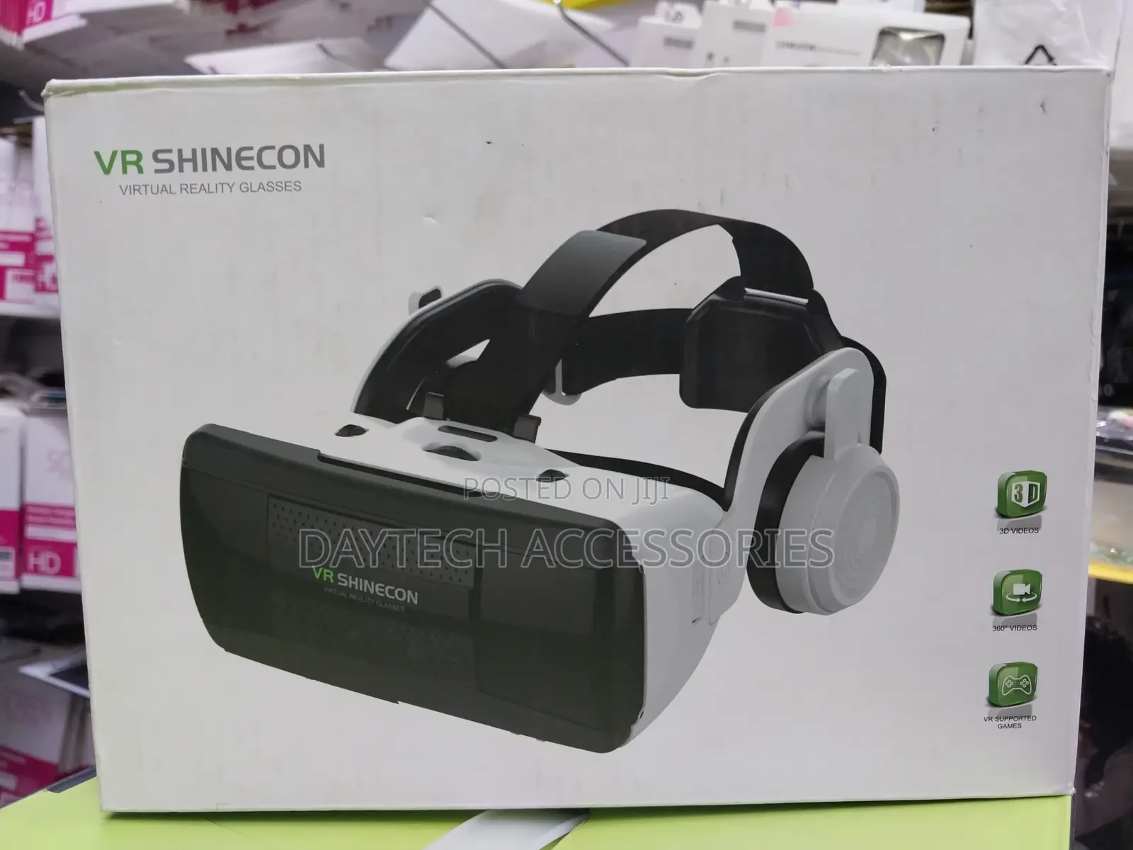 Shinecon Vr 3d Glasses Headset Virtual Reality Stereo Helmet