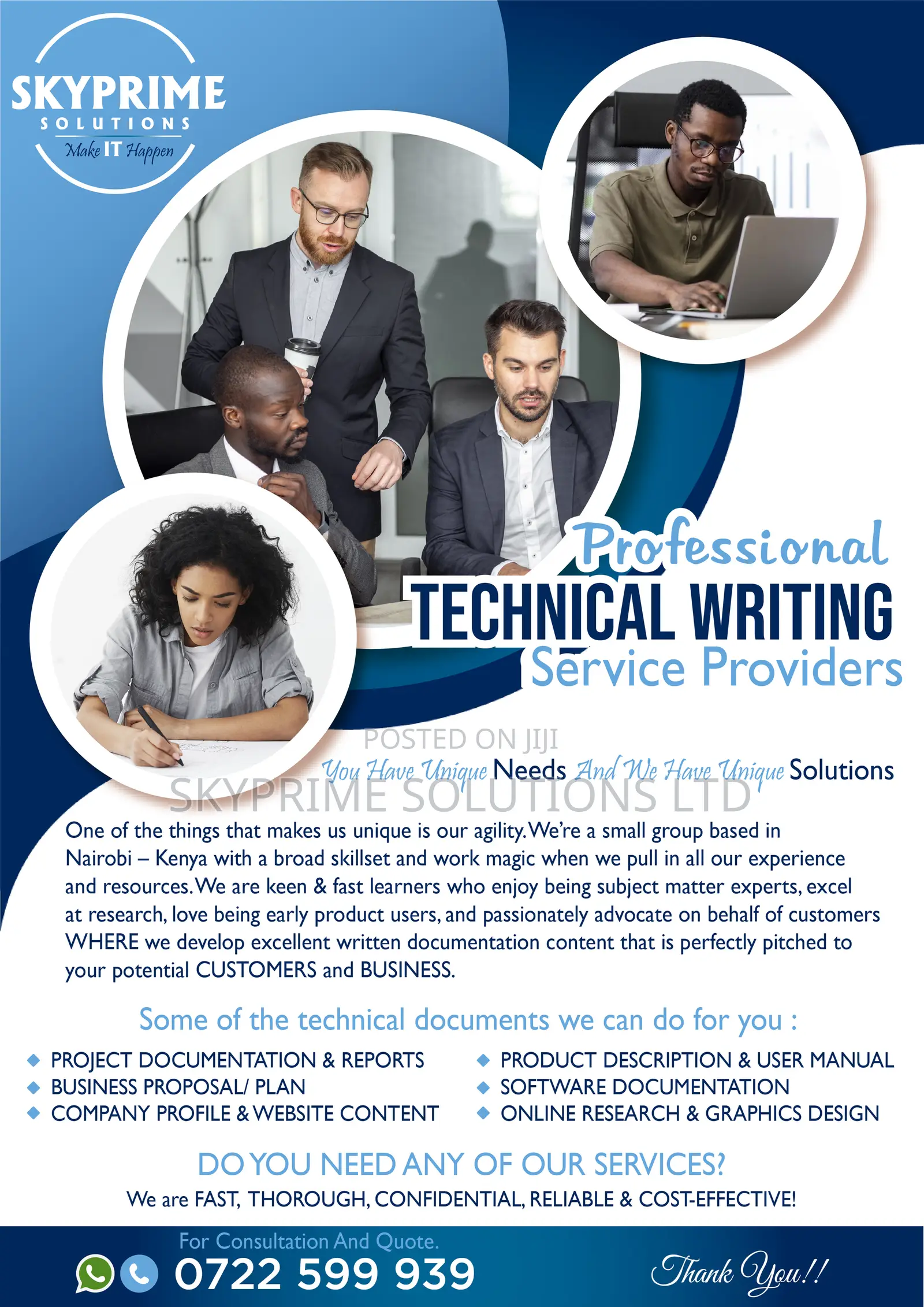 Company Profile Writer Designer