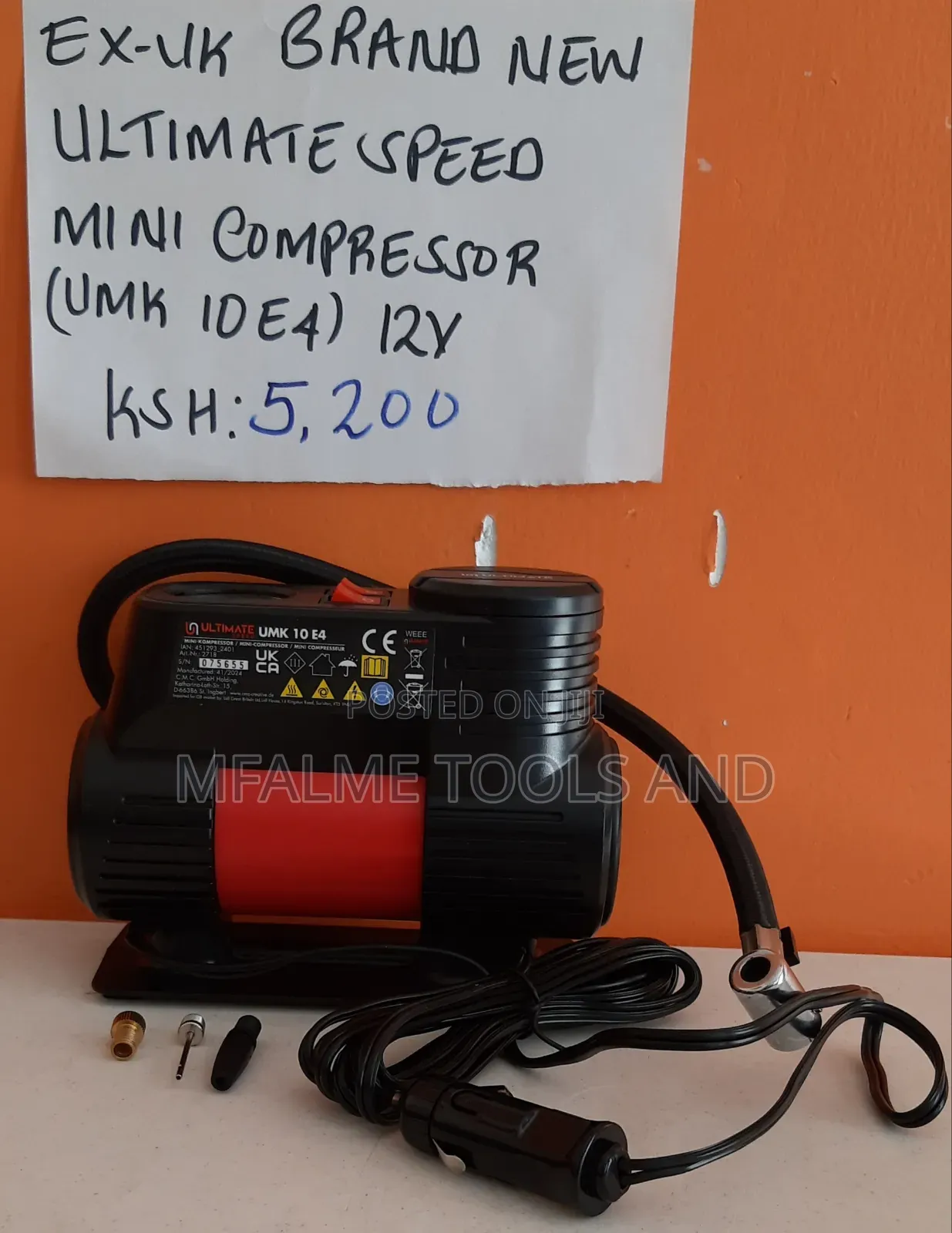 Ultimate Speed Mini Compressor 12v Cigarette Lighter Car Tyr