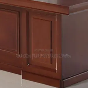 Office Tables:180cm Mobile Executive Mahogany Directors Desk