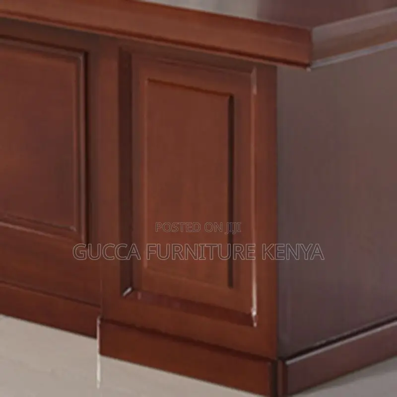 Office Tables:180cm Mobile Executive Mahogany Directors Desk