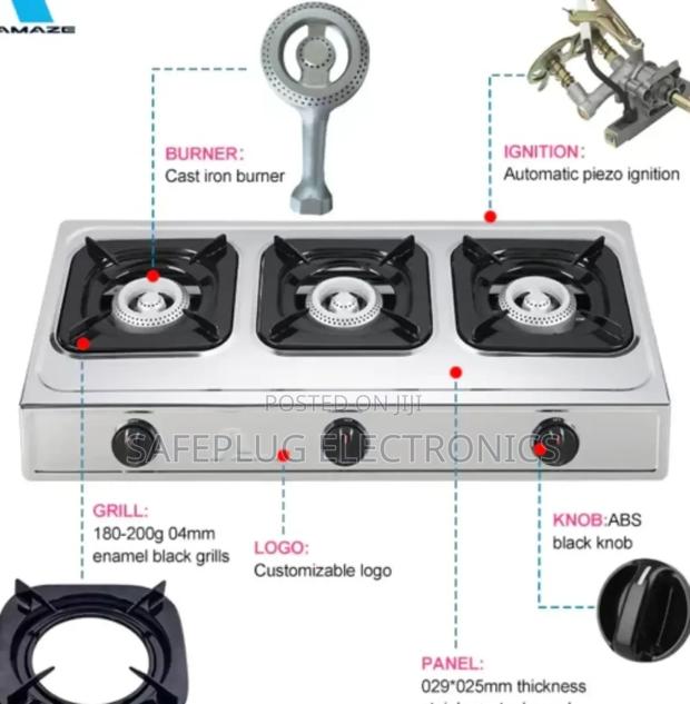 Amaze Table Top Cooker Stove Cooker 3 Burner
