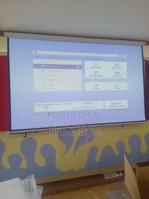 Electric Brand New Projection Screens Installed in School