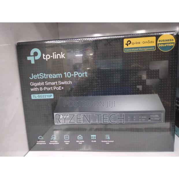 Tp-Link Tl-Sg2210p Jetstream 10-Port Gigabit Smart Switch
