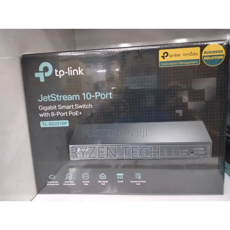 Tp-Link Tl-Sg2210p Jetstream 10-Port Gigabit Smart Switch