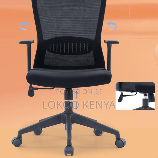 Office Chair: Simple Ergonomic Headrest Study Office Chair - thumbnail 3