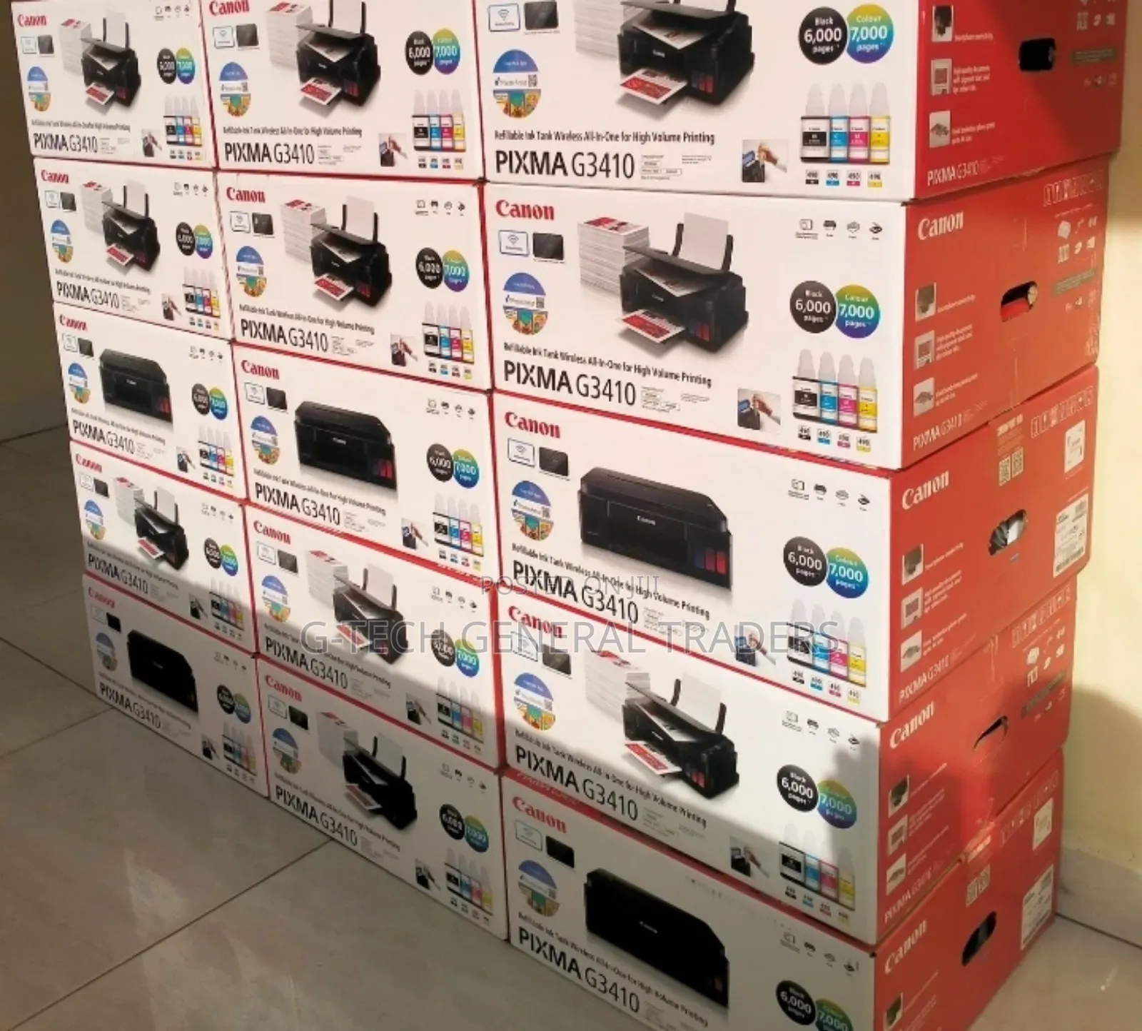 Canon G3410 3in1 Wireless Printer(Scan,Copy and Print)