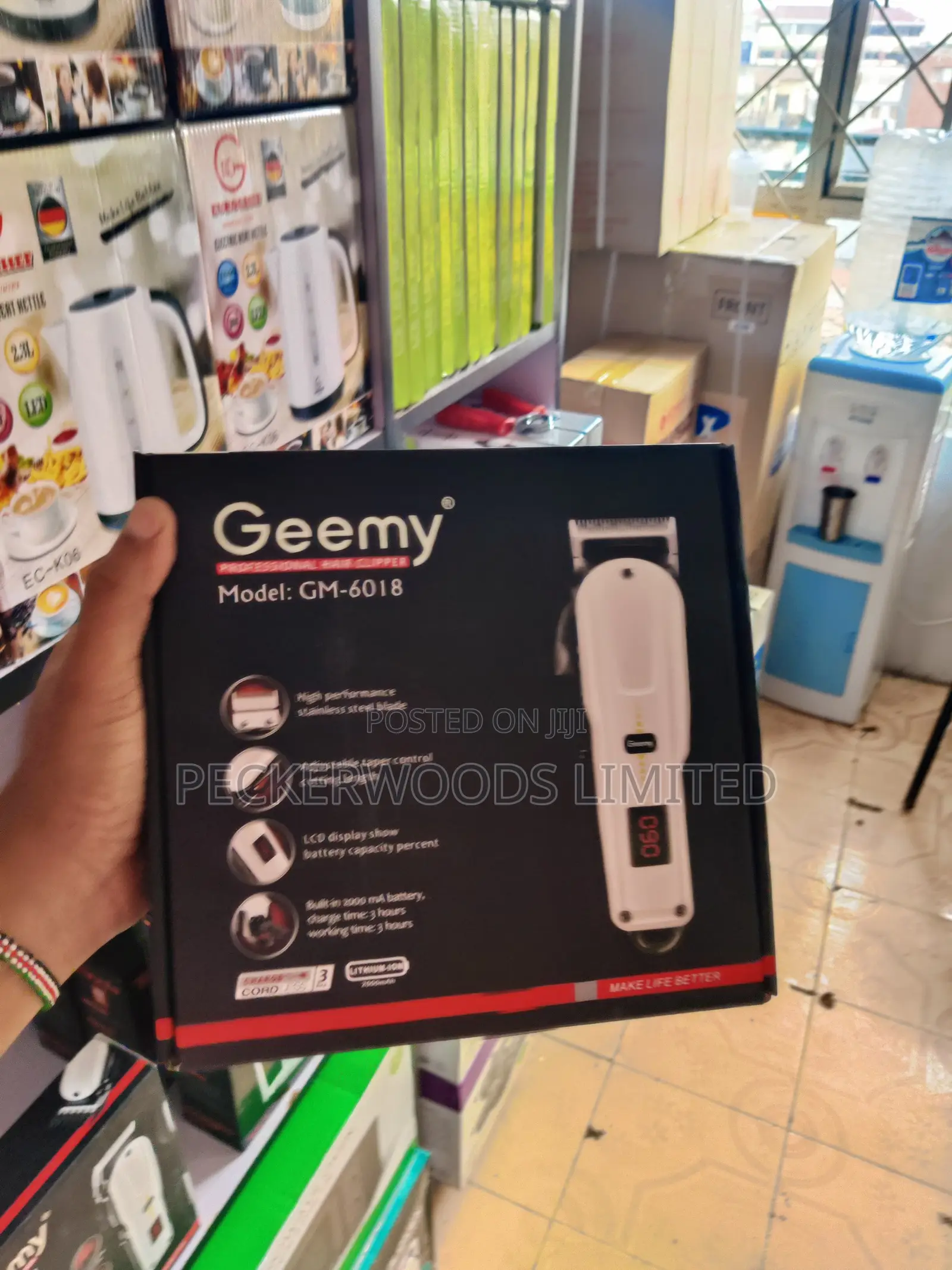 Geemy 3 in 1 Rechargeable Shaver Trimmer Set Machine