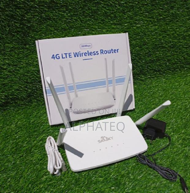 4G LTE CPE GSM Wifi Router 300mbps Lan Port