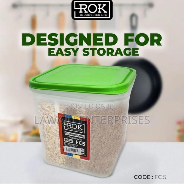 Rok Square Plastic Storage Container