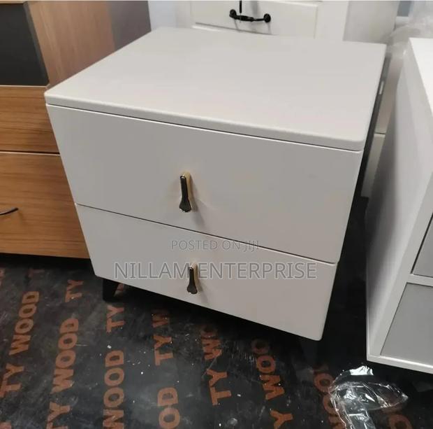 White Bedside Table