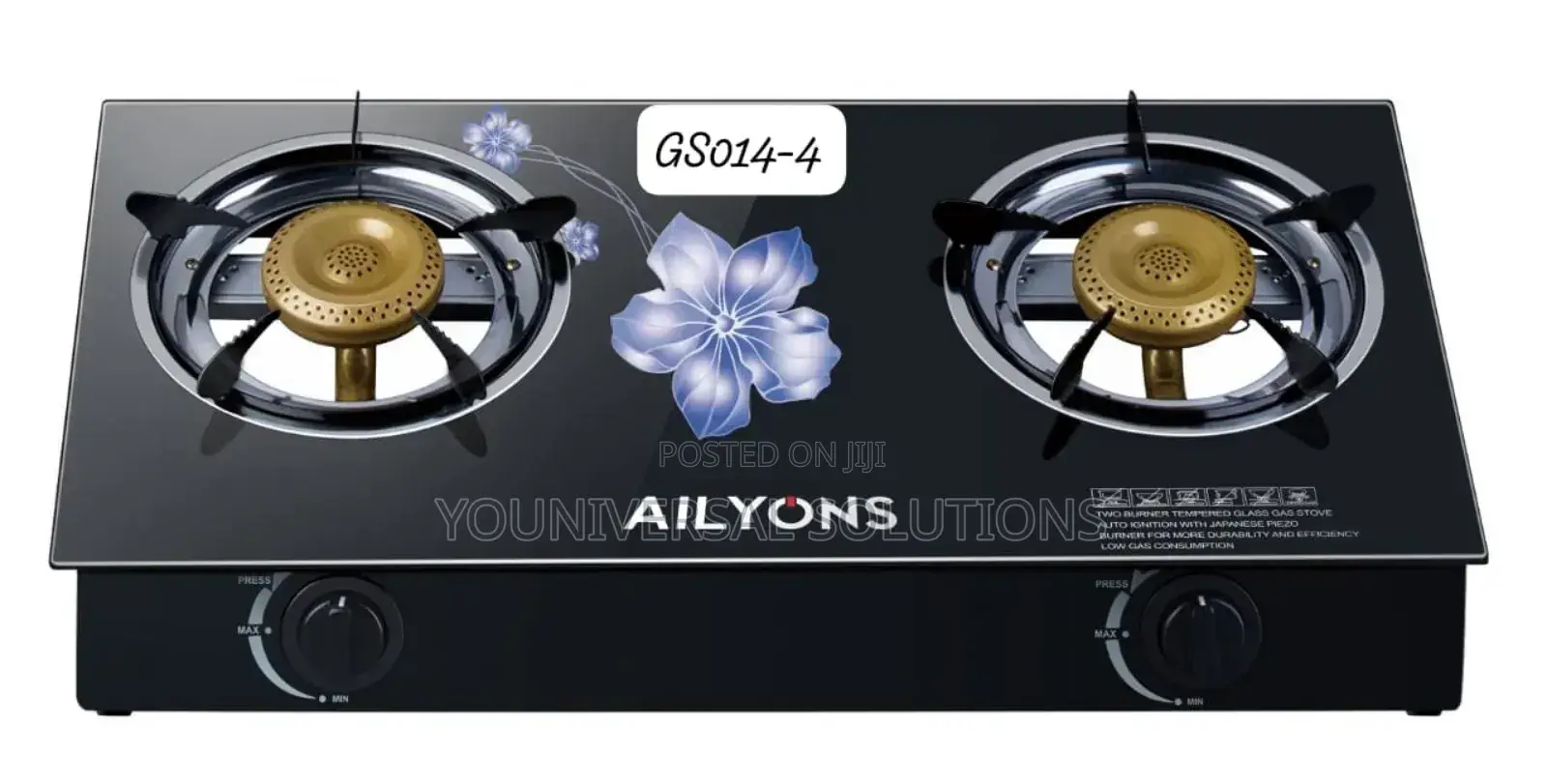 Ailyons 2 Burner Glass Top Cooker
