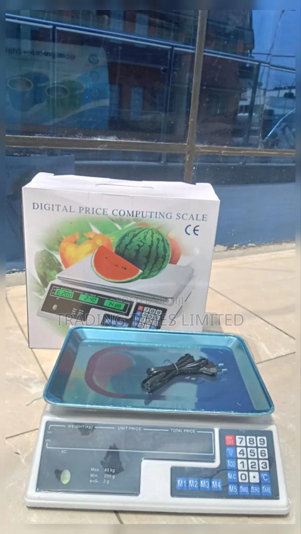 ACS 40kg Armless Digital Computing Scale - main view