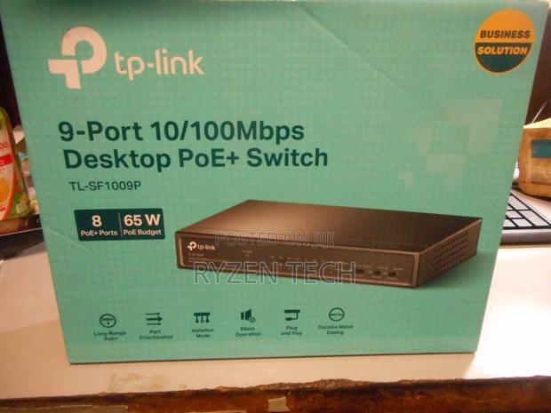 Tp-Link 9-Port 10/100mbps With 8-Port Poe+ - TL-SF1009P - main view