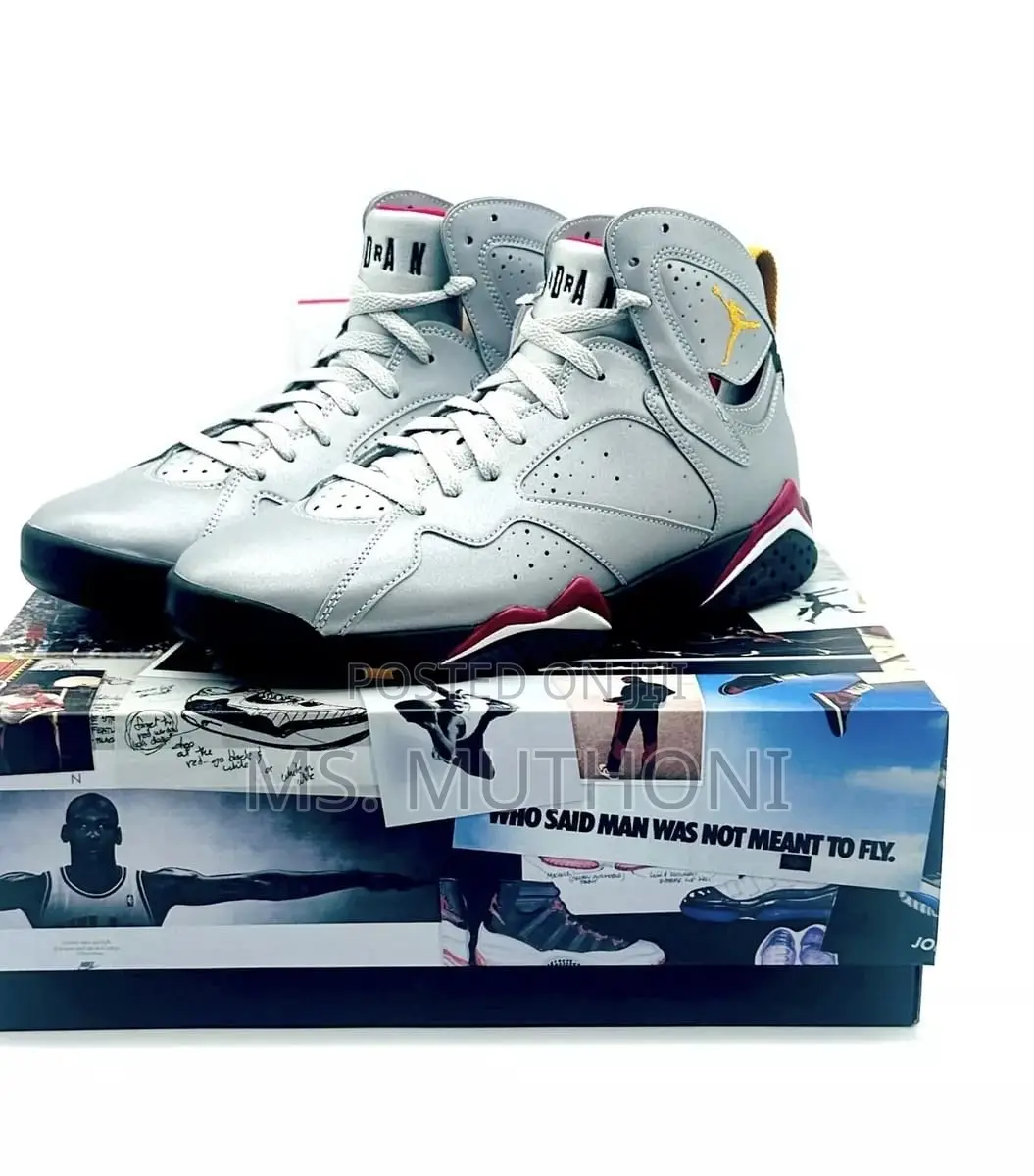 Authentic _Jordan 7 Champion Silver Metal Gray_ 40-45