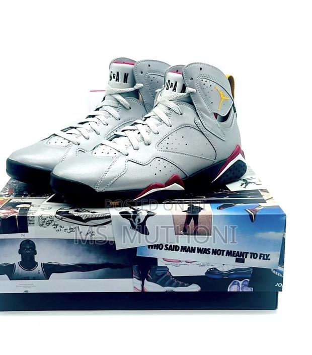 Authentic _Jordan 7 Champion Silver Metal Gray_ 40-45
