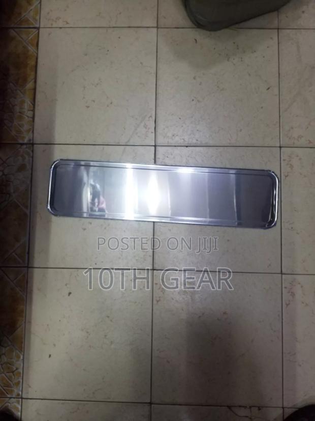 Number Plate Holder Metalic 1 Piece Long Shape - thumbnail 2