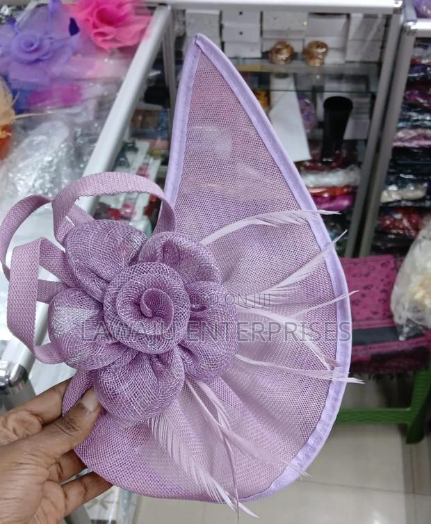 Purple Feather Fascinator - main view