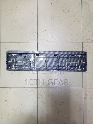 Carbon Number Plate Frame Holder 1 Pieces Long