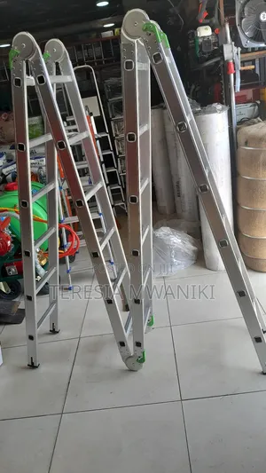 Multipurpose  Ladder  4×6 Steps  (TITAN) 24ft(Aluminium)