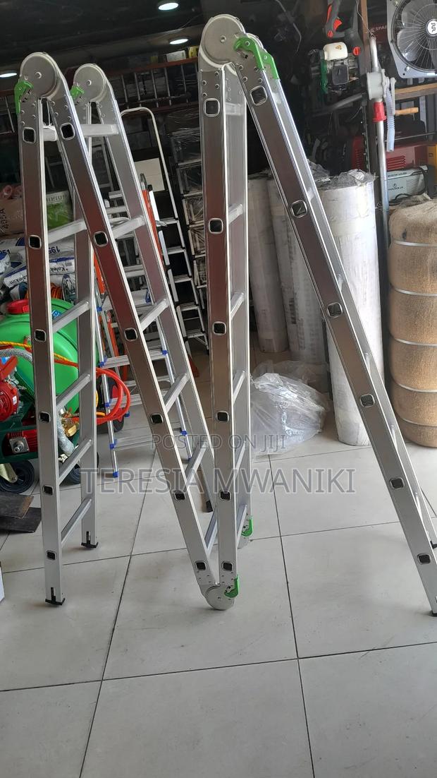 Multipurpose  Ladder  4×6 Steps  (TITAN) 24ft(Aluminium) - thumbnail 2