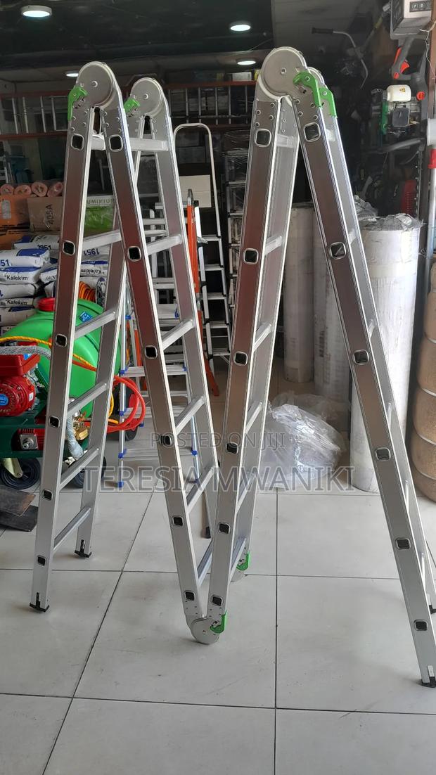 Multipurpose  Ladder  4×6 Steps  (TITAN) 24ft(Aluminium) - thumbnail 3