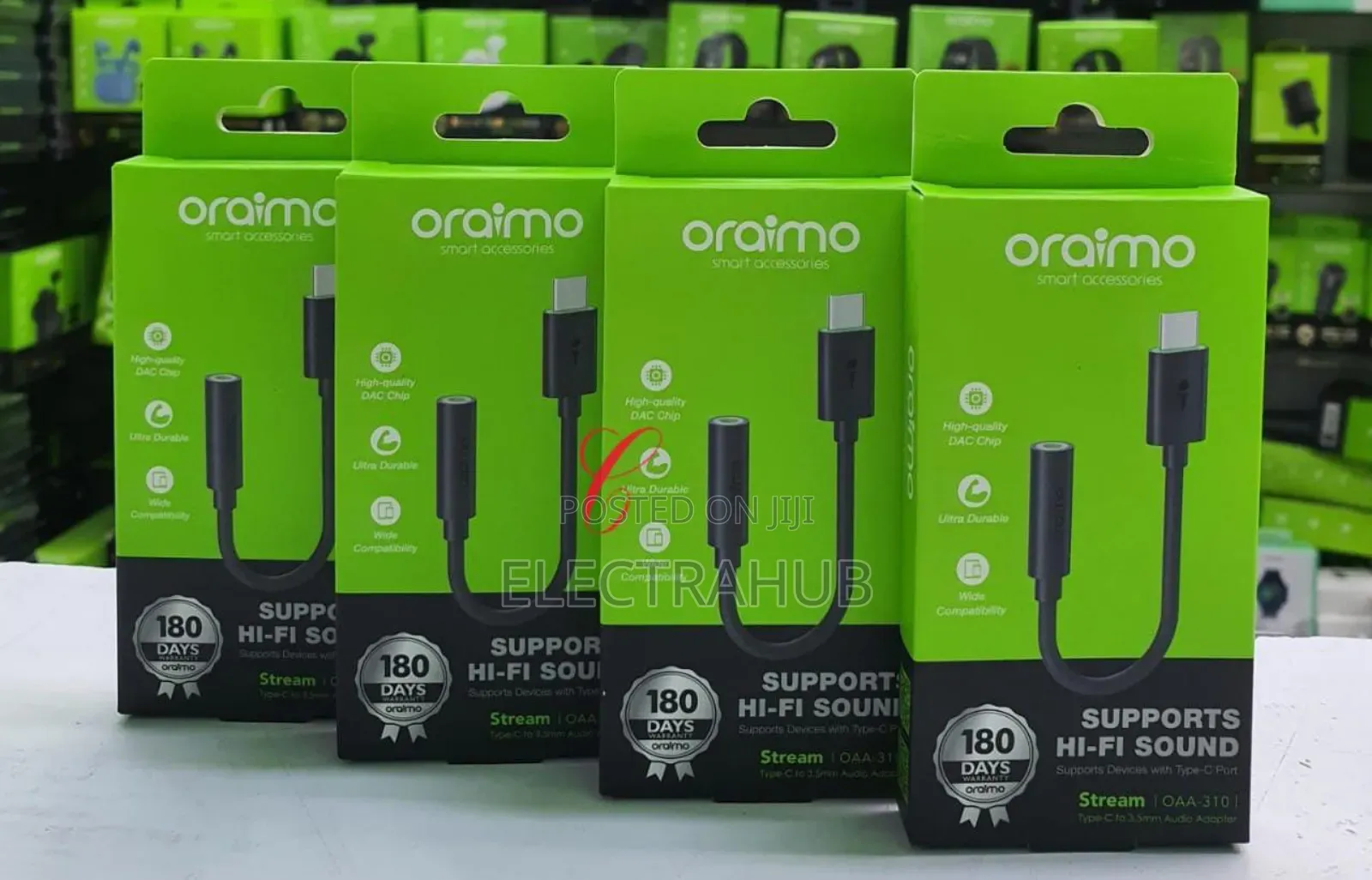 Oraimo Stream OAA-310 Type C to 3.5mm Audio Adapters