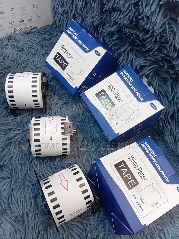 Brother Compatible DK-22205 Continuous Paper Black on White - main view