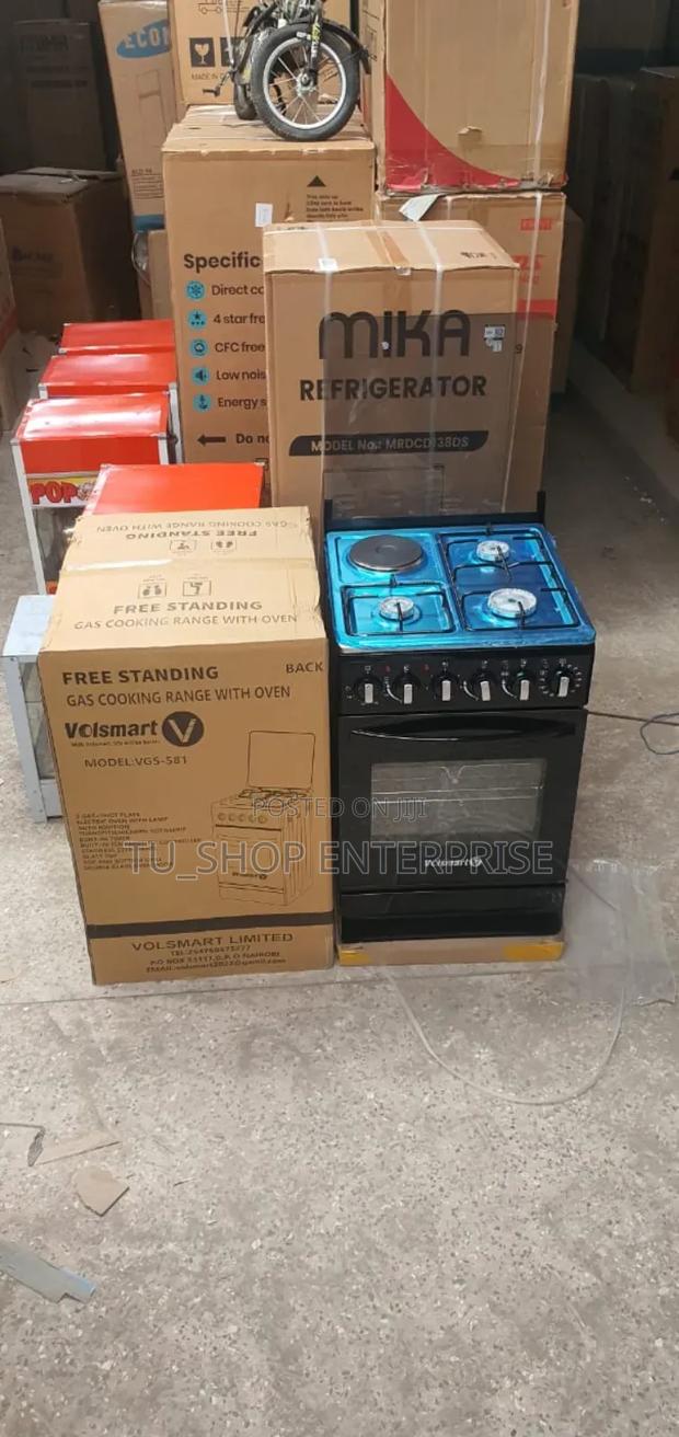 50*55 Volsmart 3+1 JET Standing Cooker With Electric Oven