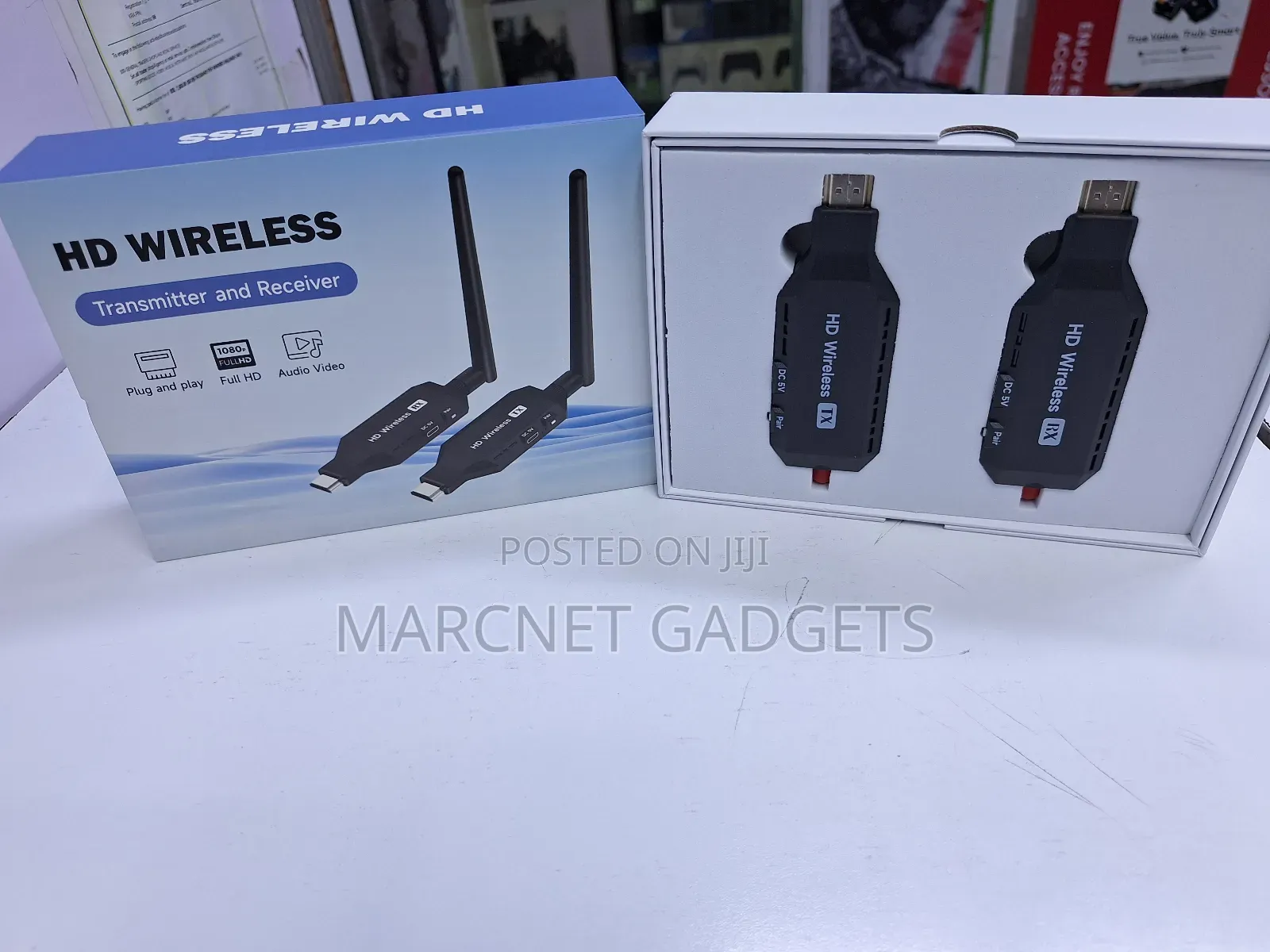 Full Hd 50 Meters Wireless Hdmi Extender Dual Band 2 4g/5g