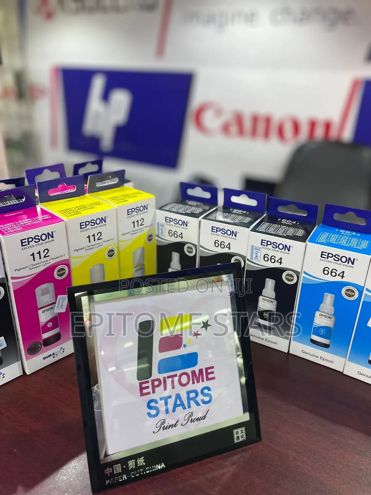 Glamorous Epson 112 Ecotank Pigment Ink
