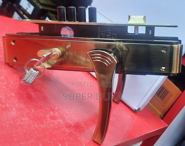 Lock.4 Pin Heavy Duty Steel/Wood Rust Free Door Lock Set