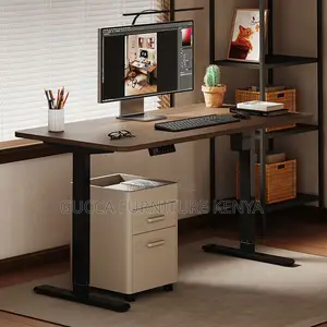 Office Tables:120cm Multi-Levelled Electric Standing Desk