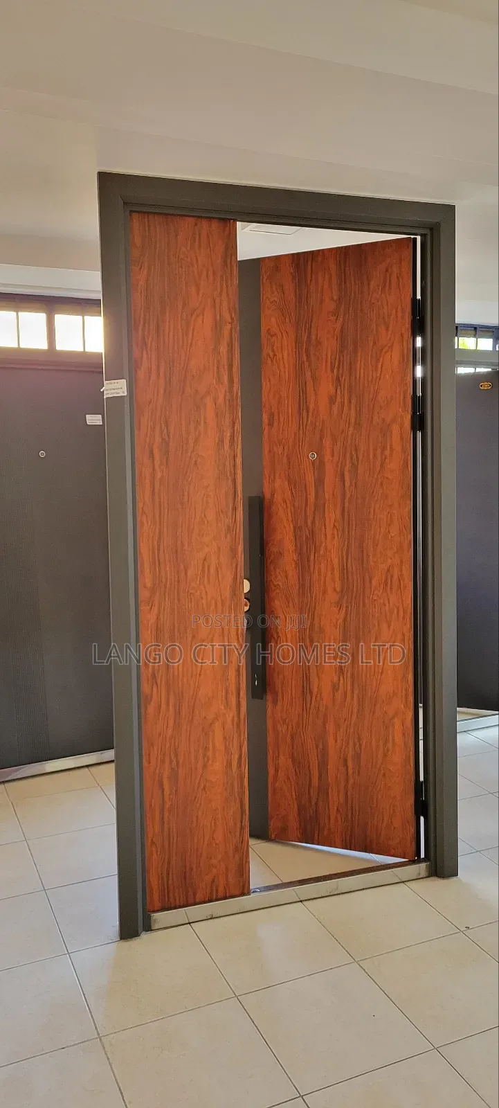 Modern Steel Imported Double Door