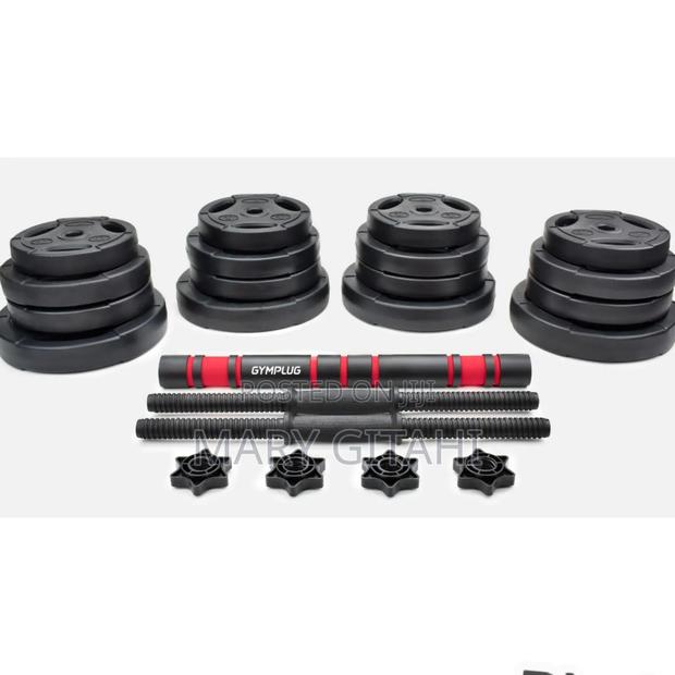 50kgs Set Dumbbells/Barbell With a Case