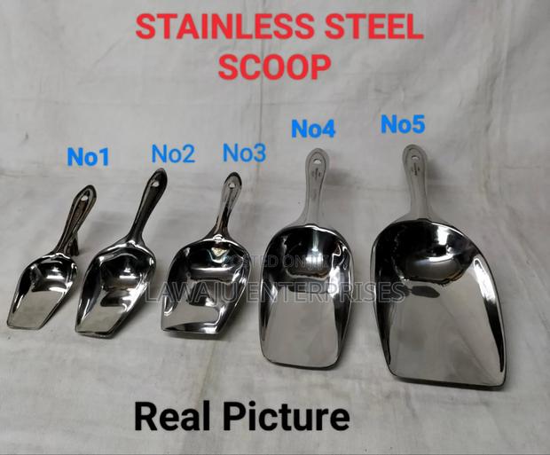 Silver Cereal Scoop