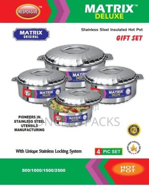 Matrix 4 Set Stainless Steel Hot Pot. - main view