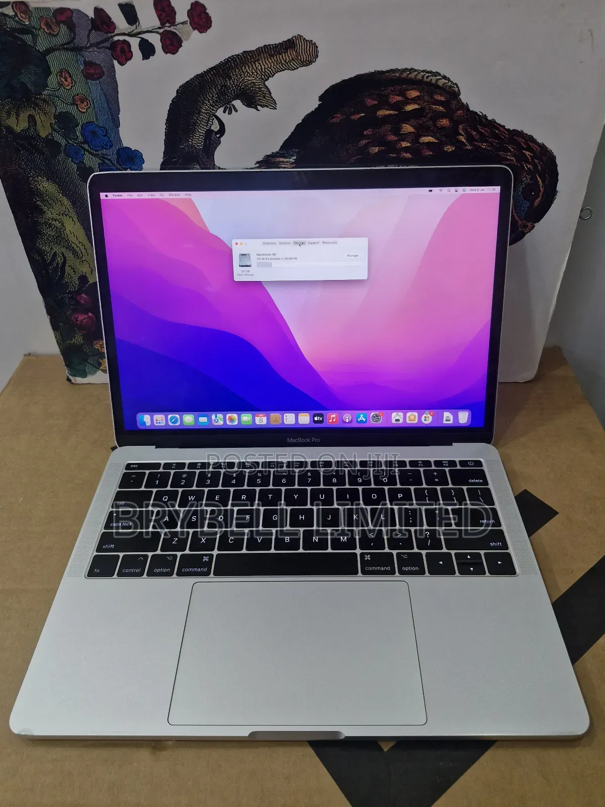 Laptop Apple MacBook Pro 2017 8GB Intel Core I5 SSD 256GB