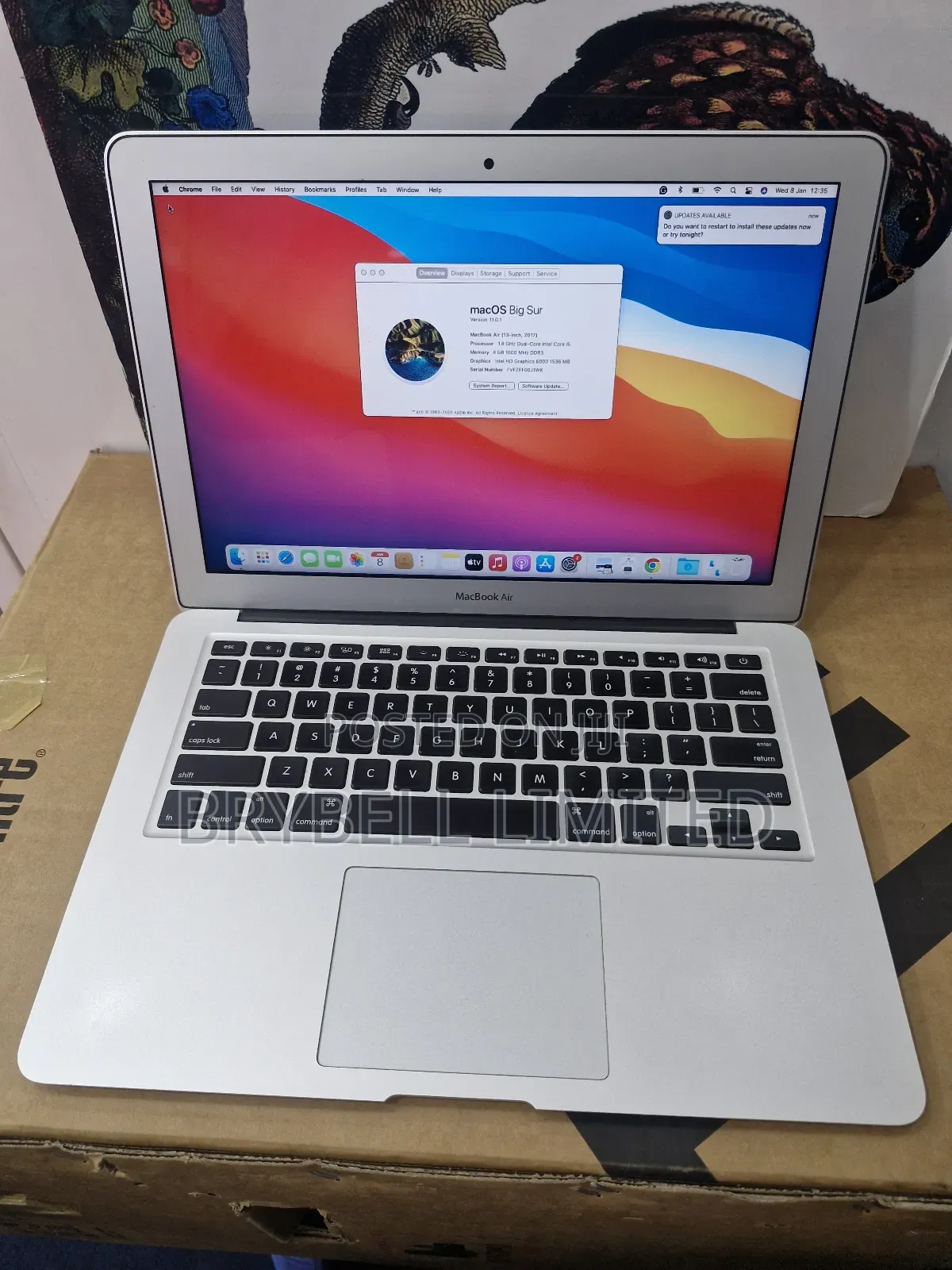 Laptop Apple MacBook Air 2017 8GB Intel Core I5 SSD 128GB