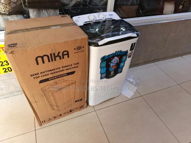 MIKA Washing Machine, 6kg, Semi Automatic, Single Tub
Mwsts2