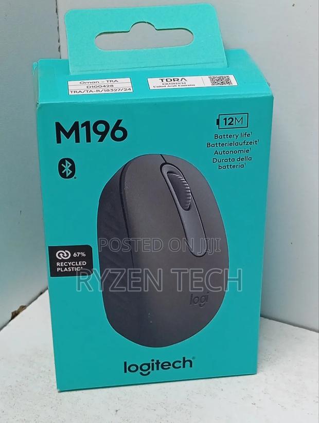 Logitech M196 Bluetooth Black Wireless Mouse