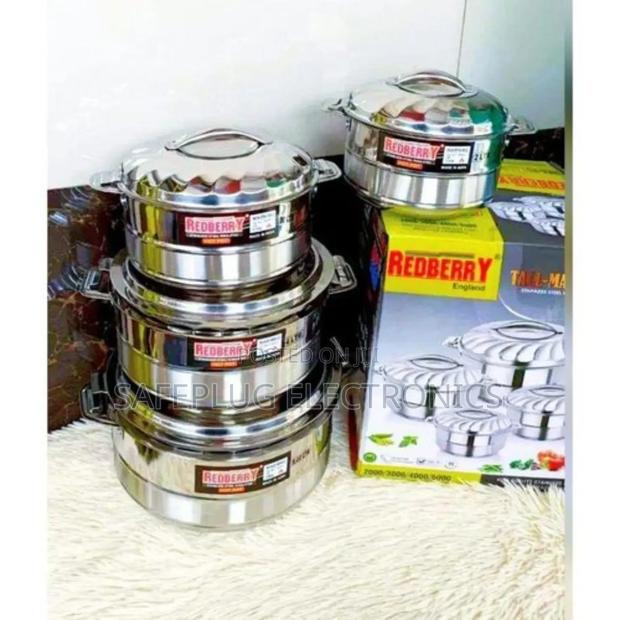 4 Stainless Pieces Hotpots 4 PCS Tall Max - main view