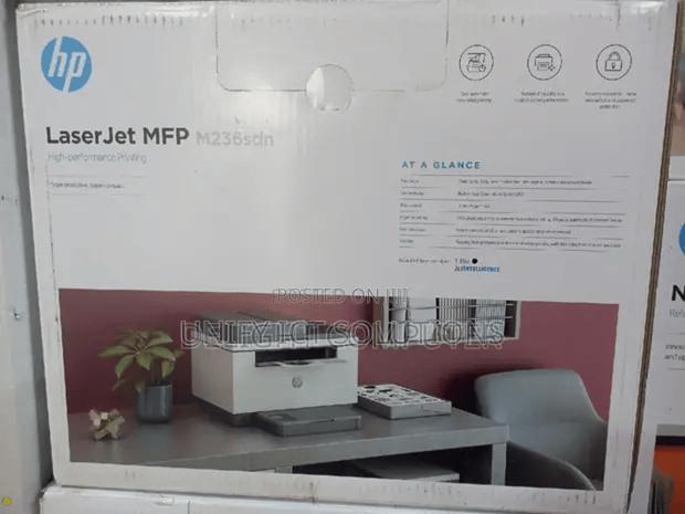HP Laserjet MFP M236sdn Mono Laser Duplex Printer - main view